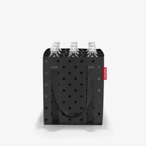 Bottlebag glossy dots black