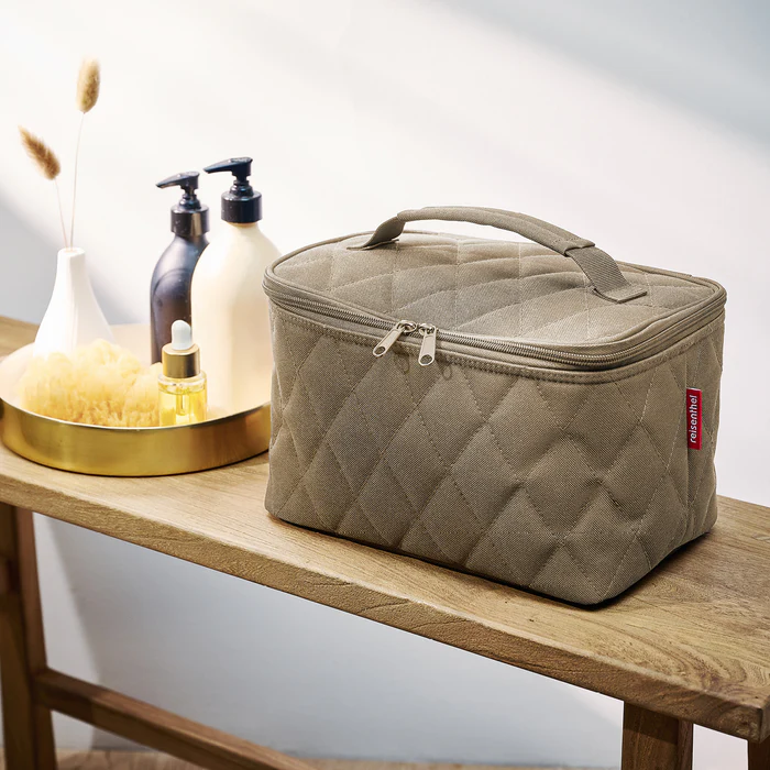 Cosmetic case rhombus olive – Image 3