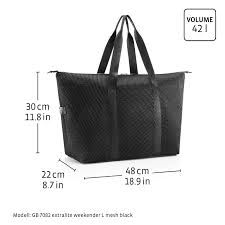 Extralite weekender L mesh black – Image 3
