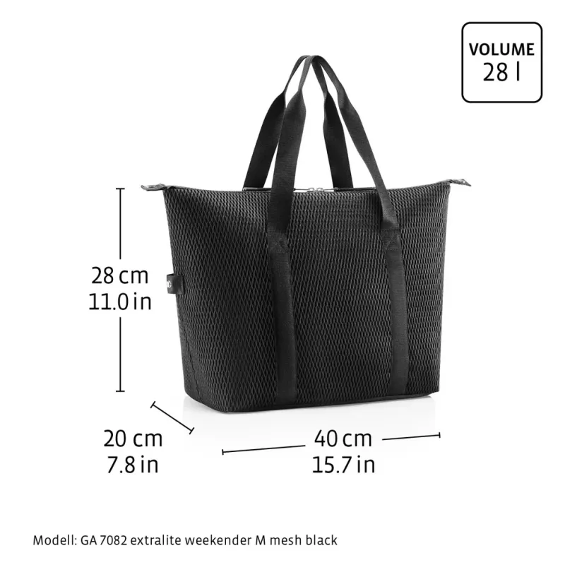 Extralite weekender M mesh black – Image 3