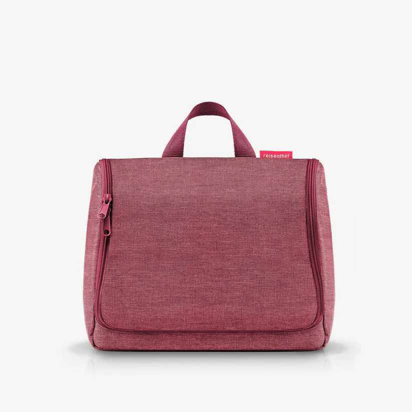 Toiletbag XL twist maroon